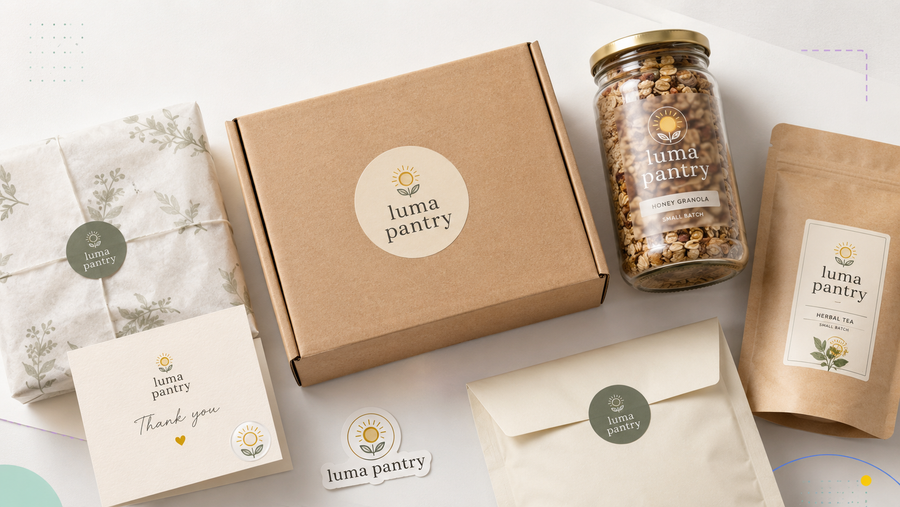 Custom Stickers for Small Business Packaging