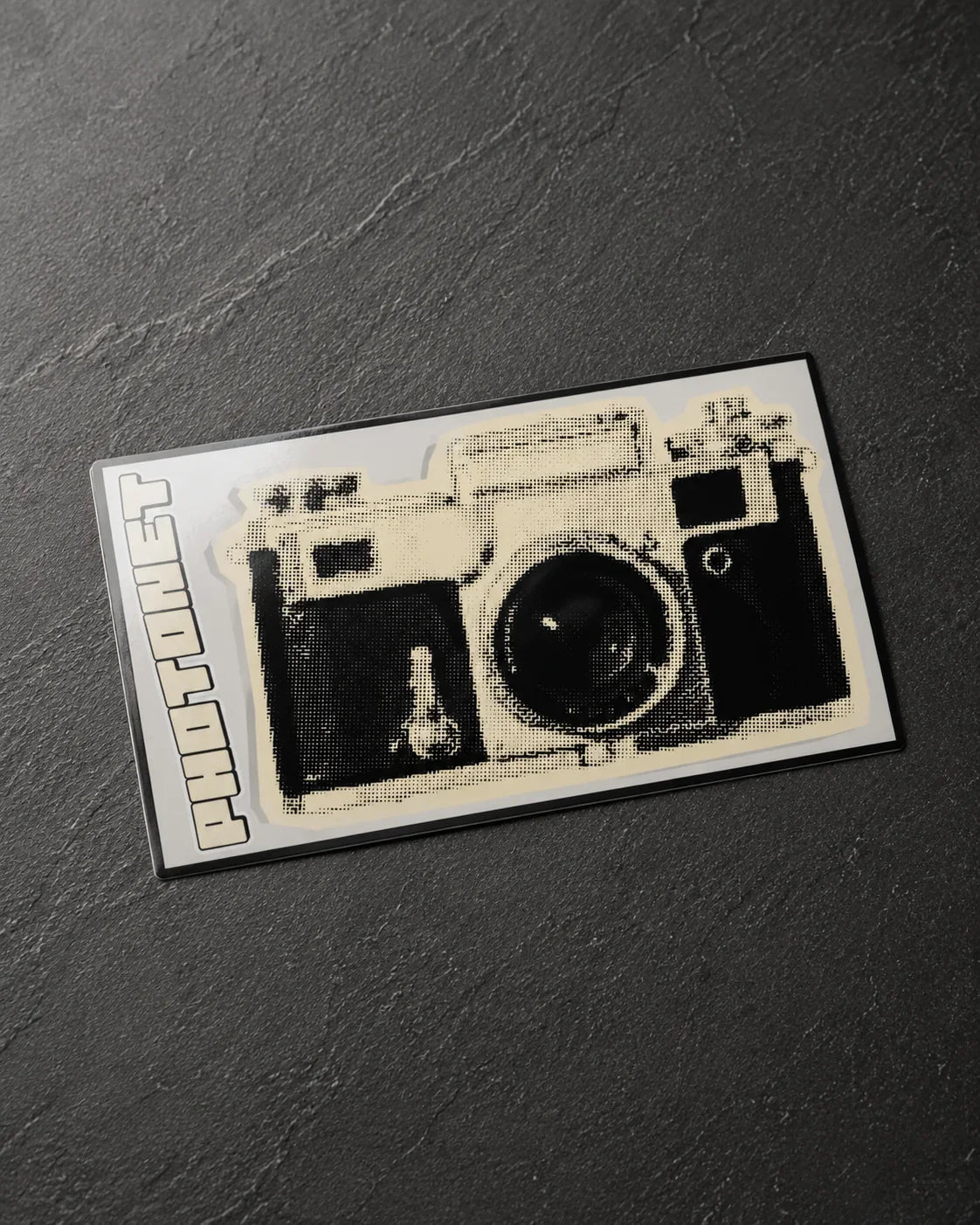 Custom sticker example