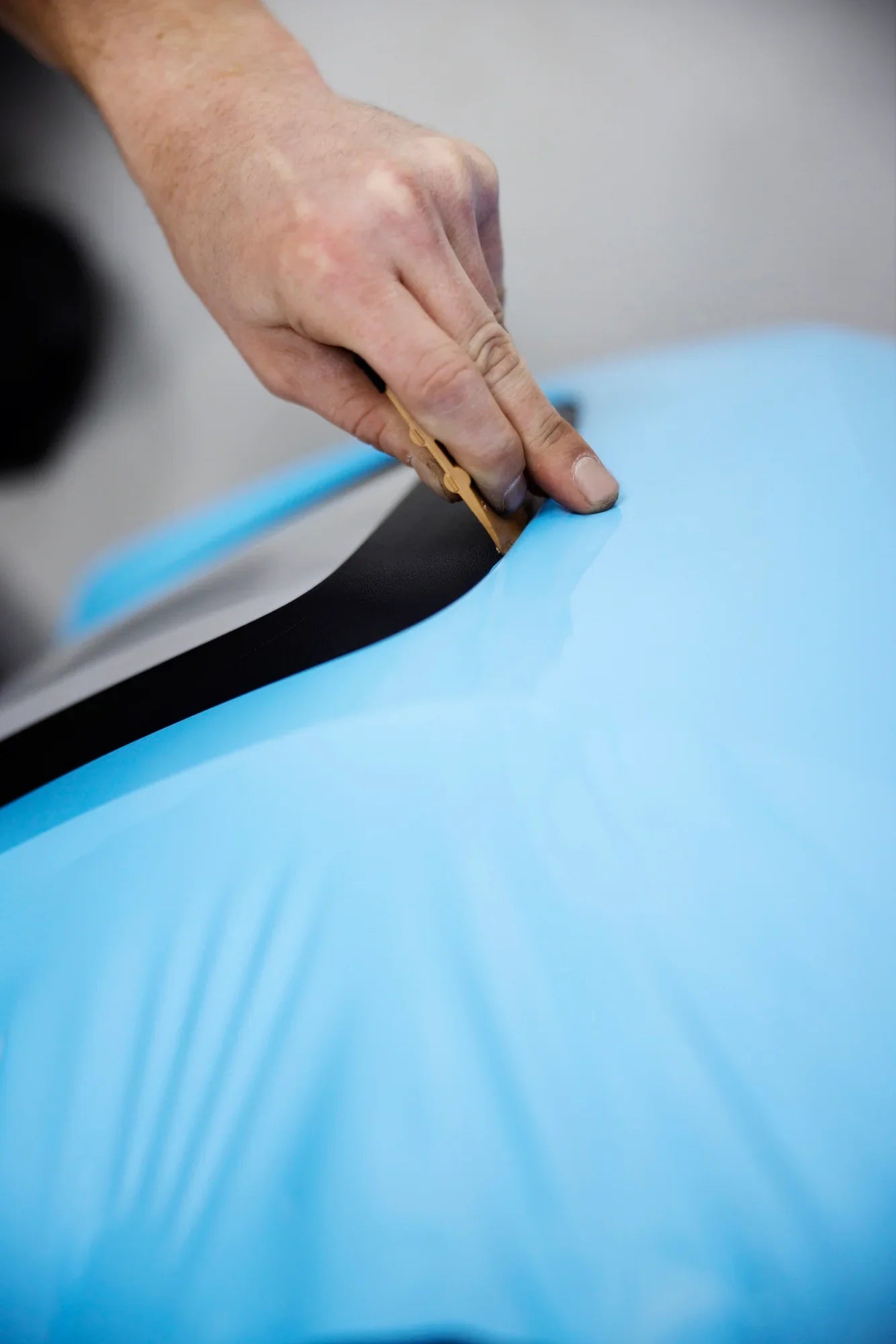 Vehicle wrap installation detail