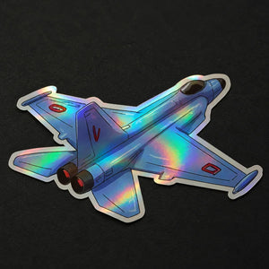 Waterproof holographic stickers for packaging