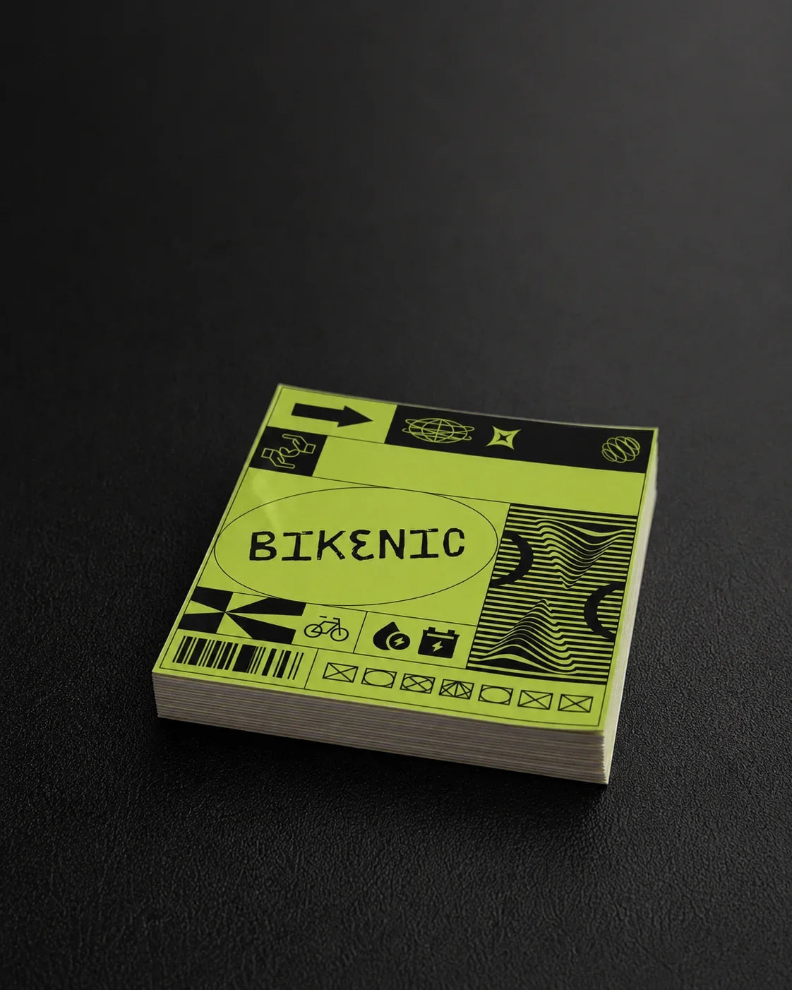 Custom sticker example