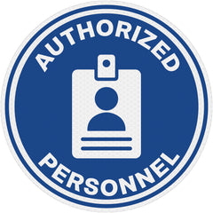 Reflective Authorized Personnel Hard Hat Sticker