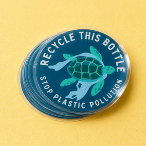 Custom clear stickers on product packaging