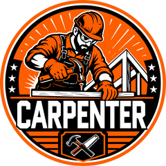 Carpenter Hard Hat Sticker