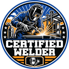 Certified Welder Hard Hat Sticker