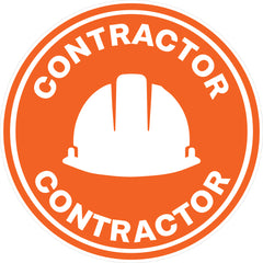 Contractor Hard Hat Sticker