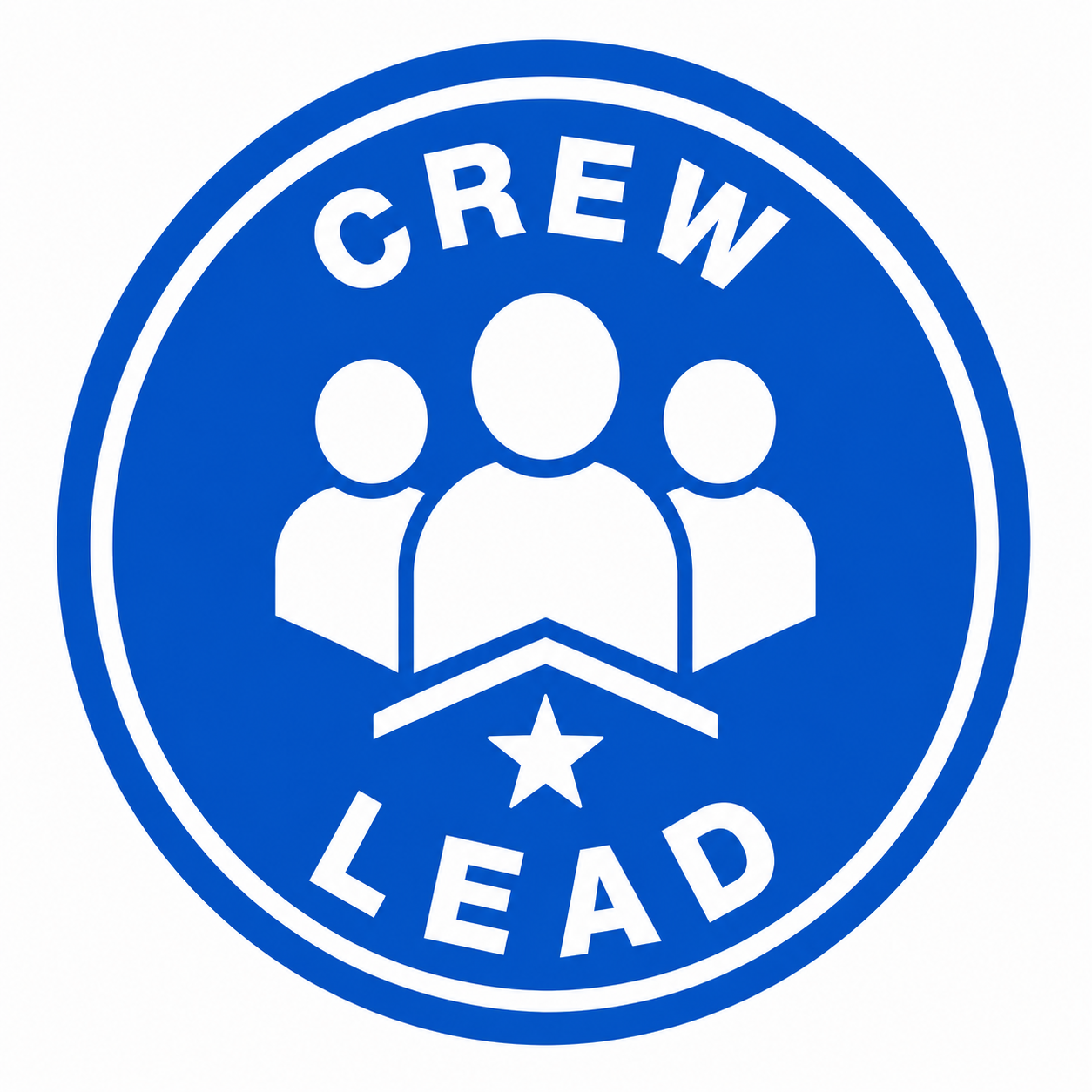 Crew Lead Hard Hat Sticker