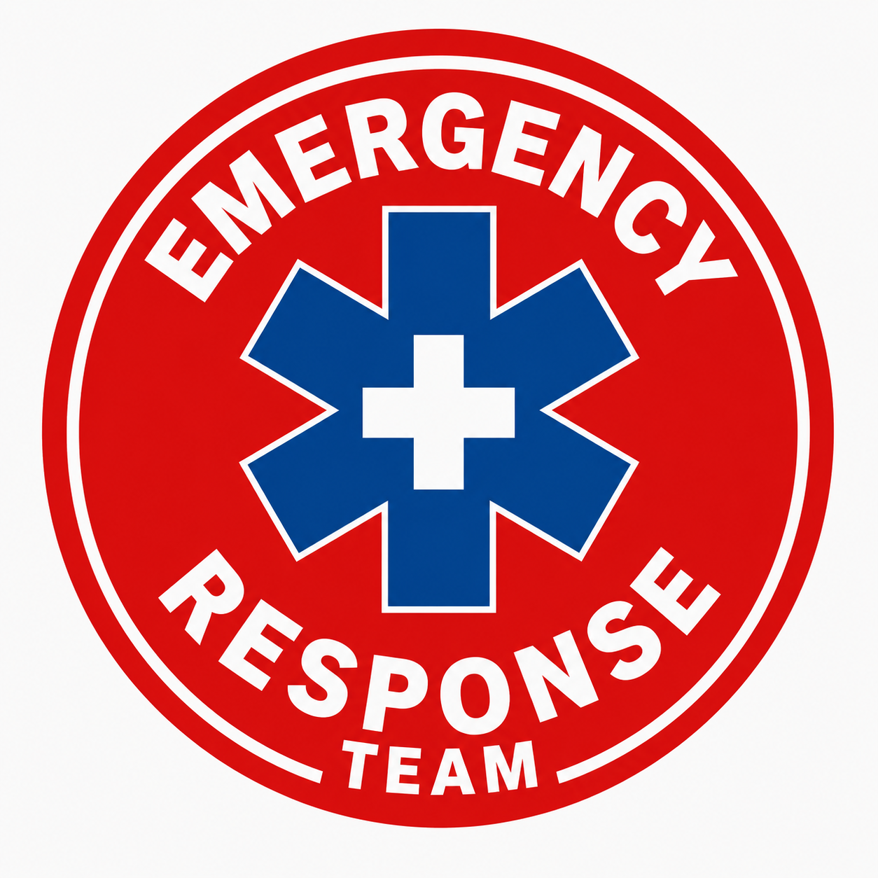 Emergency Response Team Hard Hat Sticker