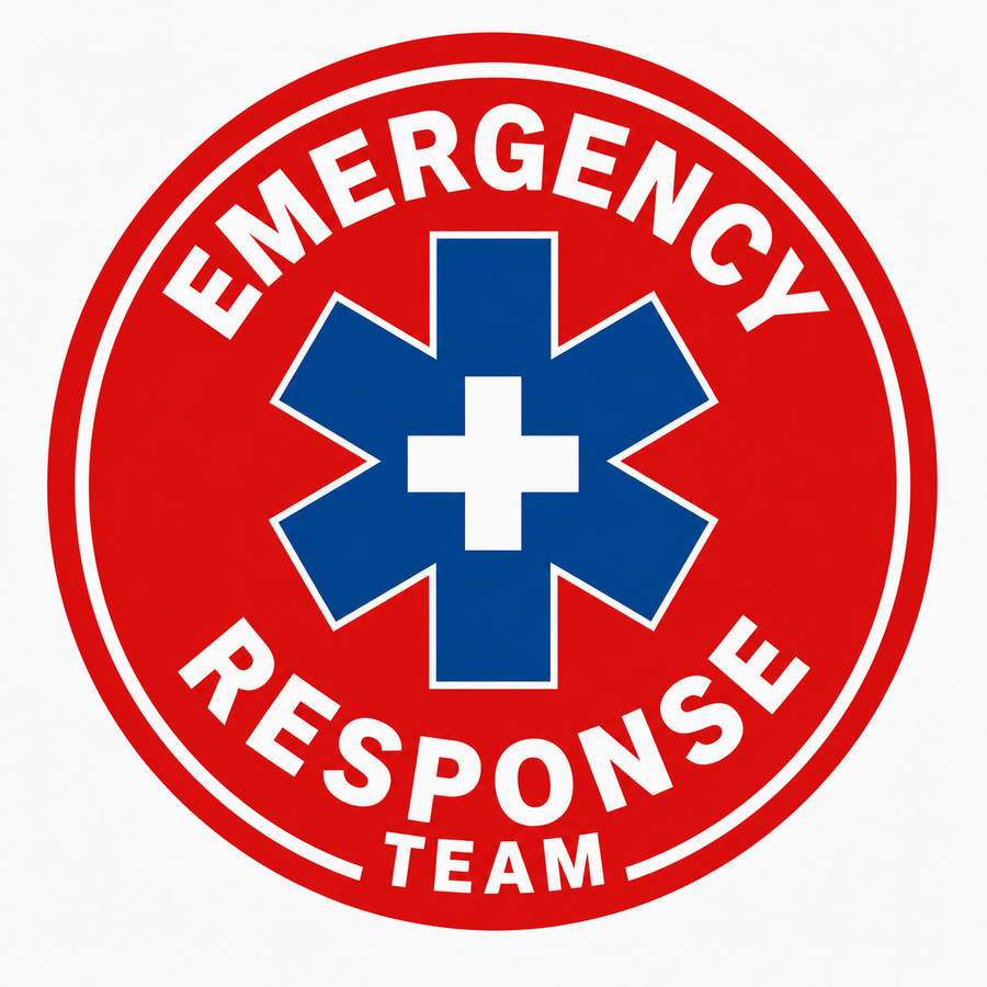 Emergency Response Team Hard Hat Sticker