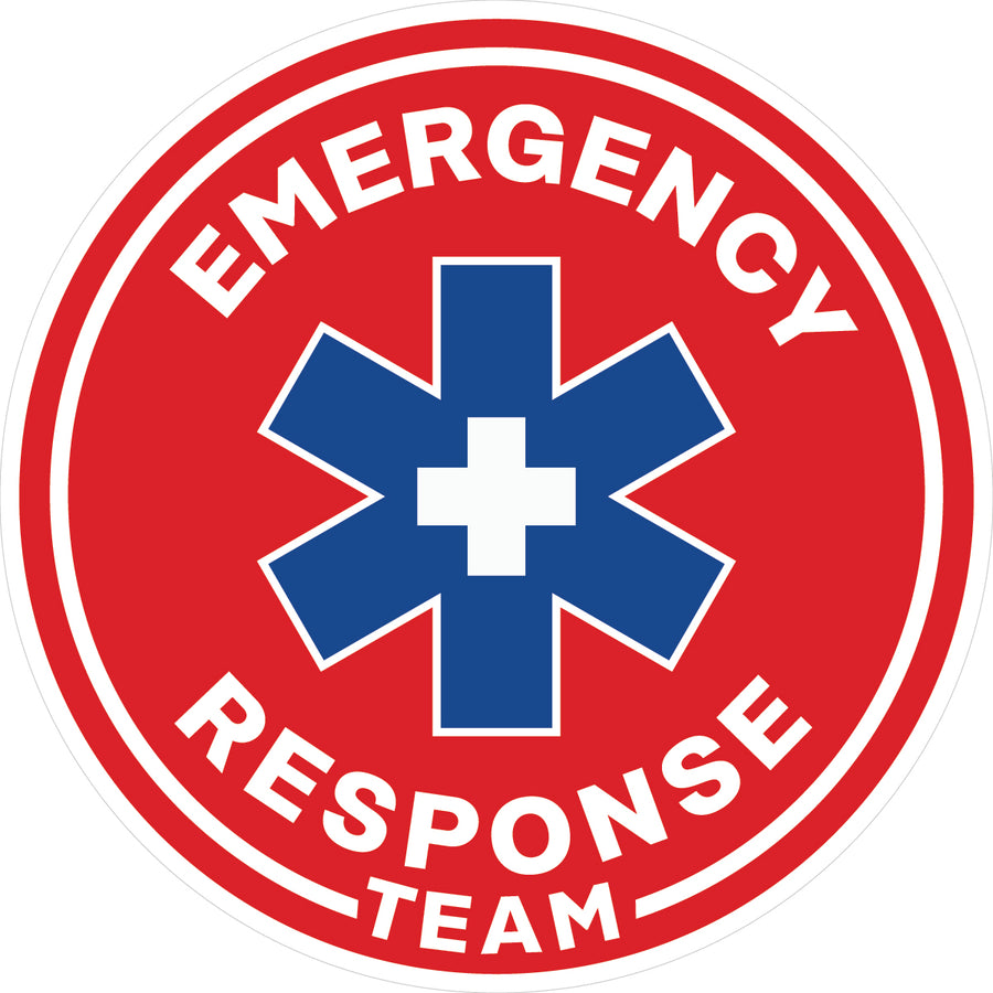 Emergency Response Team Hard Hat Sticker