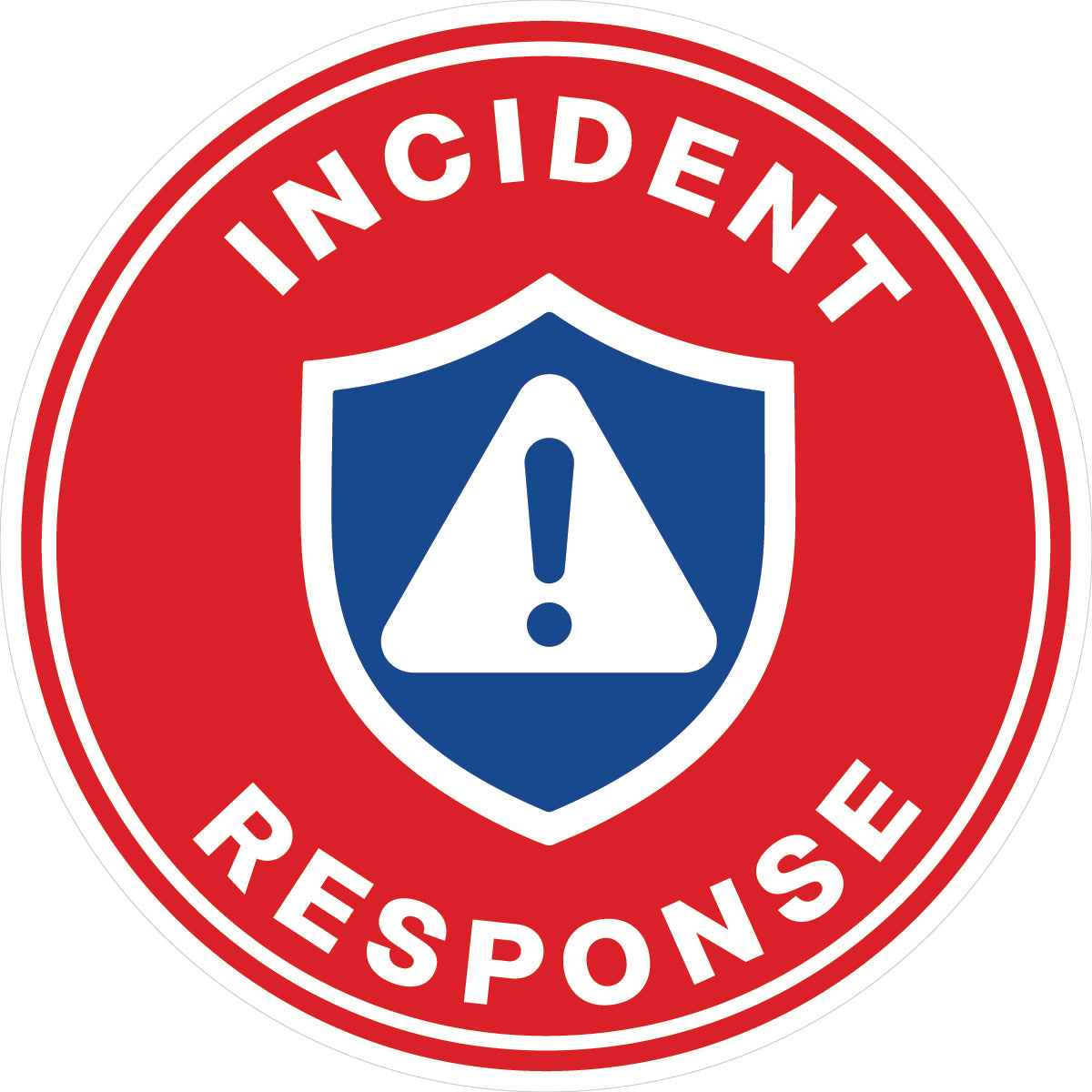 Incident Response Hard Hat Sticker