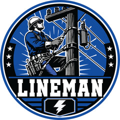 Lineman Hard Hat Sticker