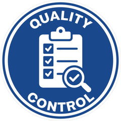 Quality Control Hard Hat Sticker