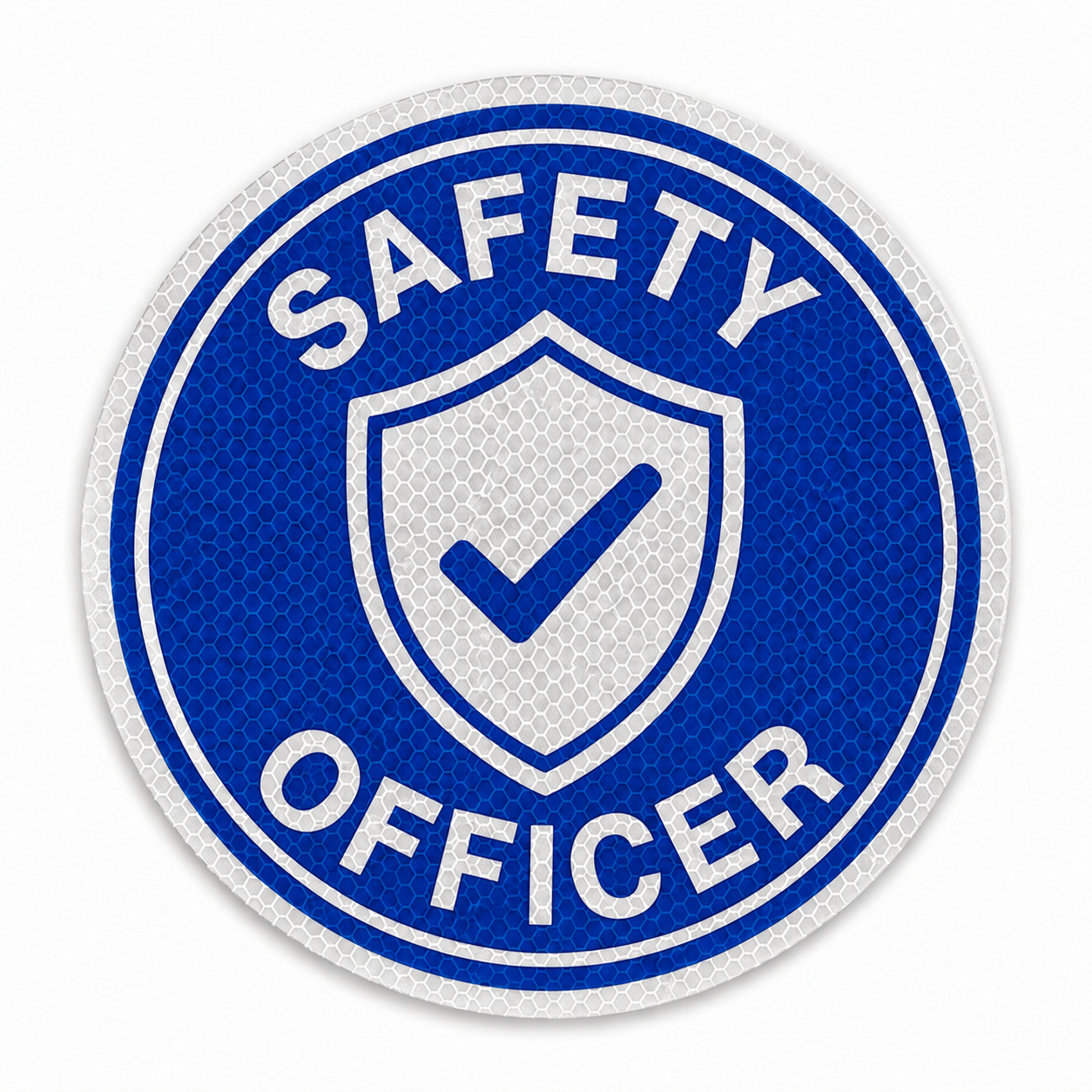 Reflective Safety Officer Hard Hat Sticker