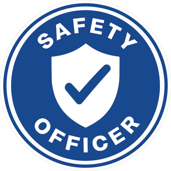 Safety Officer Hard Hat Sticker