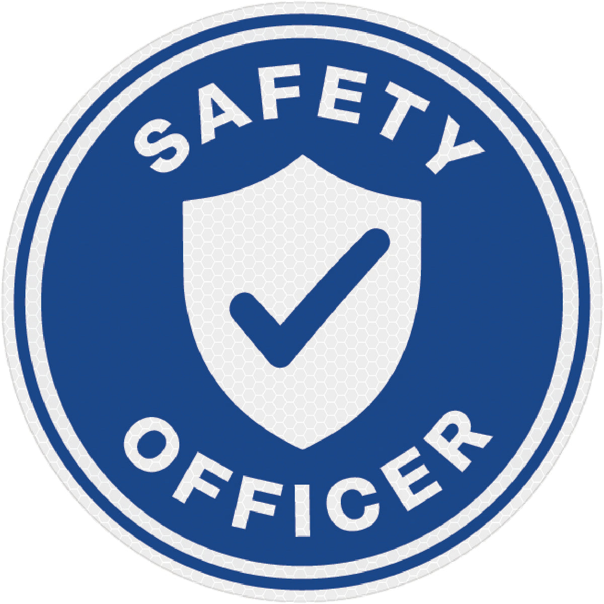 Reflective Safety Officer Hard Hat Sticker